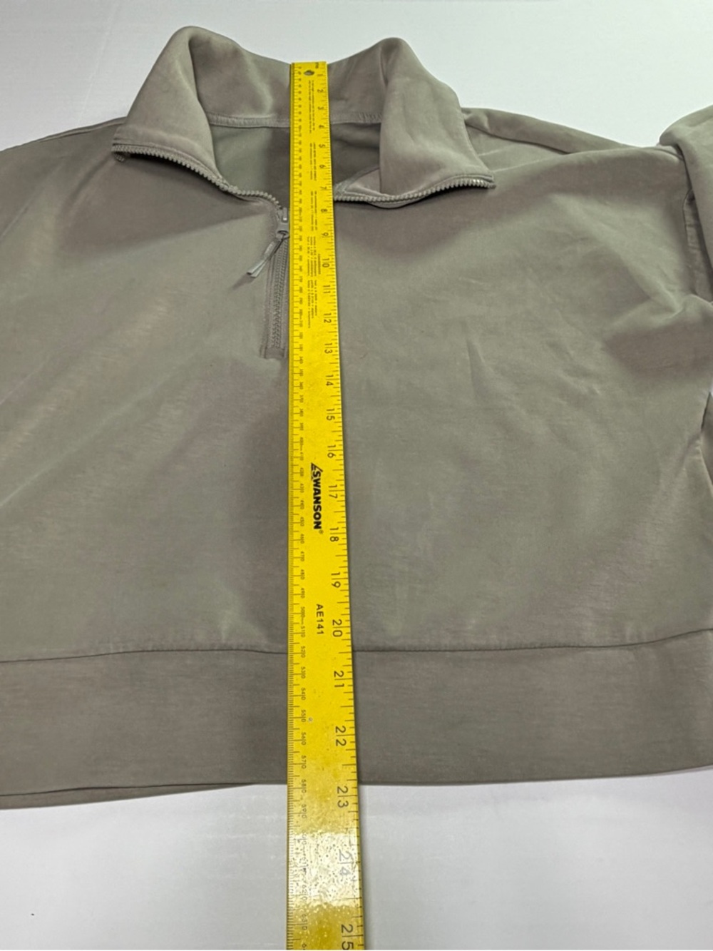 Avia Taupe Full-Zip scuba quarter zip pullover and joggers - Picture 5 of 13